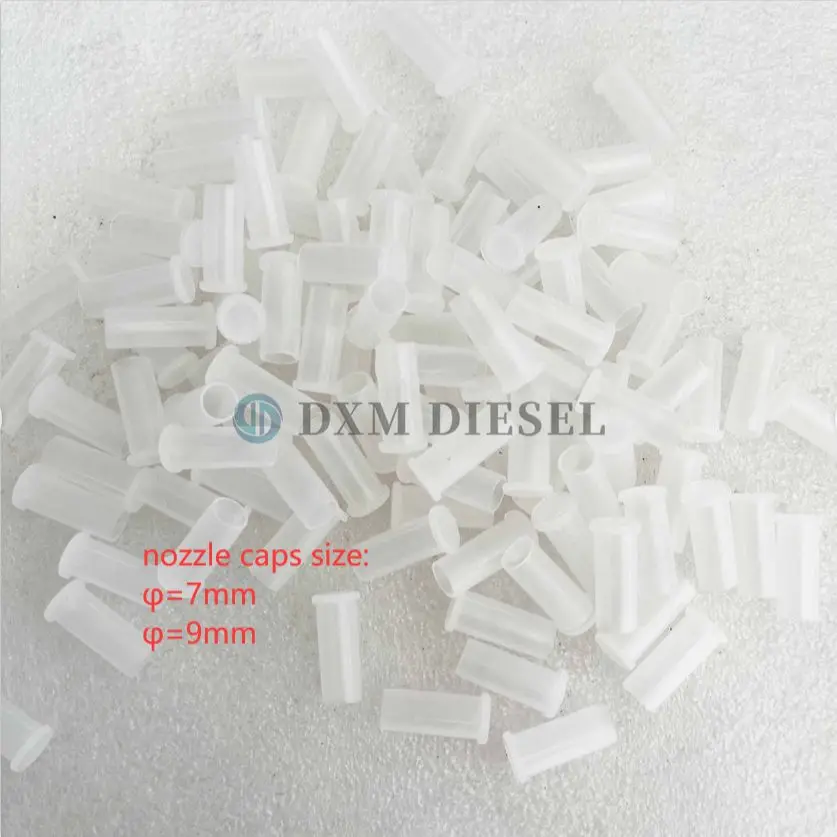 500 pcs DXM 7mm/9mm M12 M14 Inner Size Nozzle Sprayer Plastic nut  Diesel CR Injector Nozzle Dust Cap Diameter M12 M14 Parts