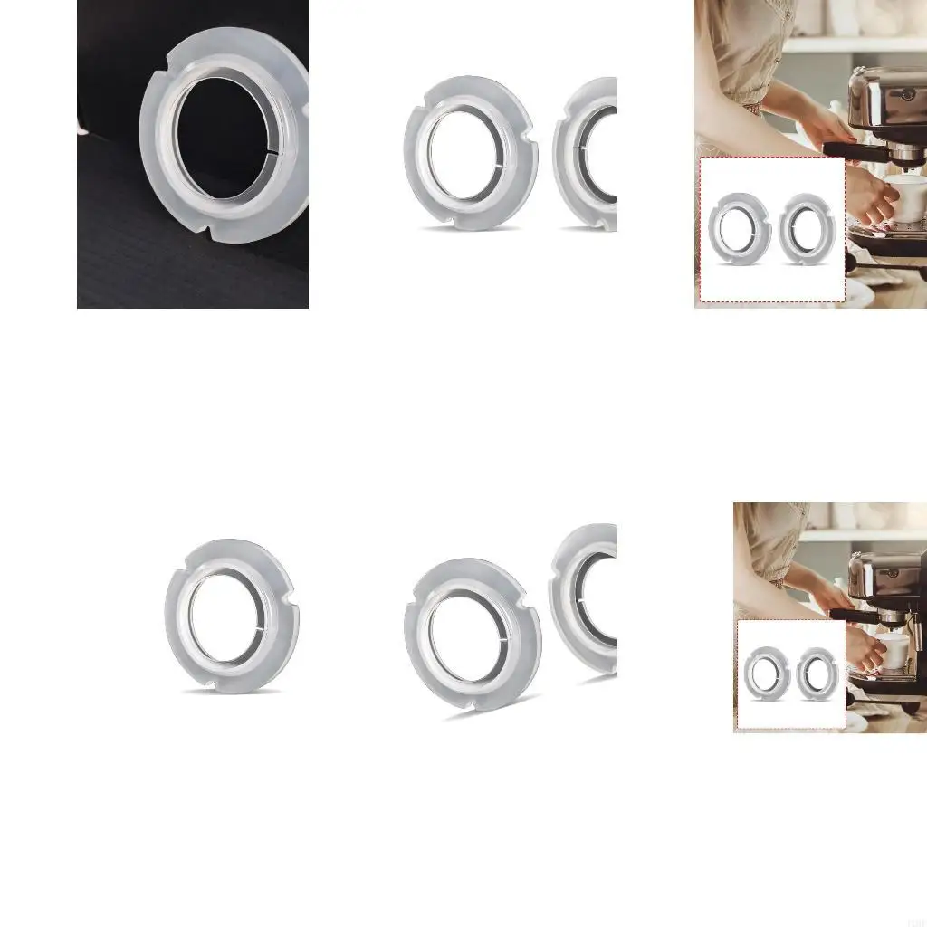 J1HF Espresso Machine Brew Head Seal Gasket 51mm in Silicone, 2.72inch OD Replacement Part for Routine Leak Care Use