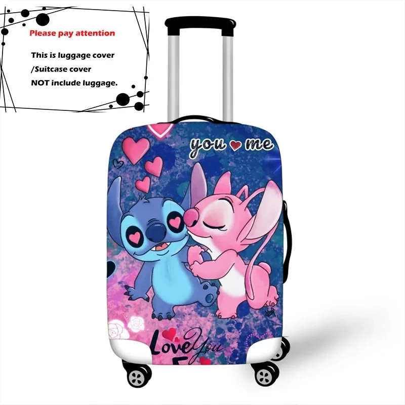 Disney Stitch Elastic Luggage Protective Cover Trolley Suitcase Dust Bag Case Cartoon Travel Accessories Decorate Your Life Gift