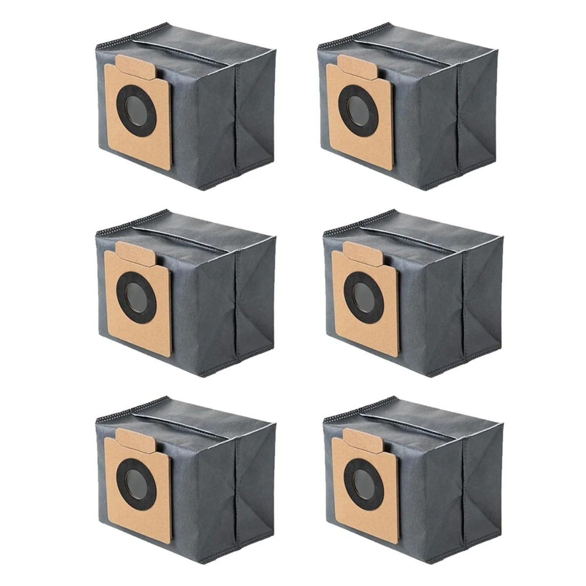 Kehrmaschinen-Staubbeutel, 6 Stück, Staubbeutel für Clean X8 Pro Roboter-Staubsauger, automatische Entleerungsstation, Ersatz