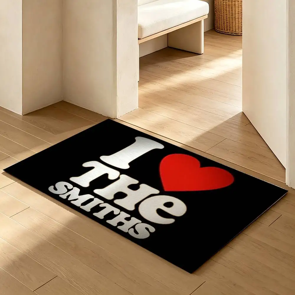 T-The S-Smiths Rock B-Band  Soft Absorbent Decorative Floor Mat for Bathroom Entryway Living Room