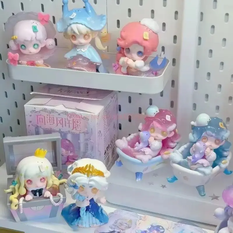 حقيقي Ouo Grsvitation X كينو أتمنى نسيم البحر سلسلة 3 العصرية صندوق أعمى لطيف فتاة سطح المكتب حلية هدية عيد الميلاد لعبة تحصيل