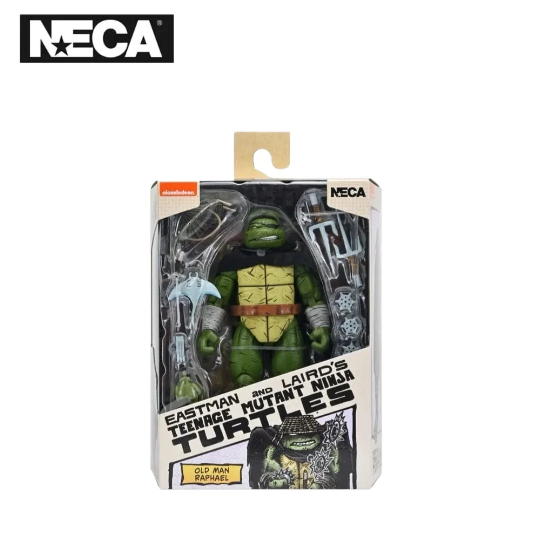 Figura de Acción NECA 54452 de las Tortugas Ninja, Rafael el Anciano, 18 cm, Muñeco Coleccionable, Regalo, Modelo Original TMNT