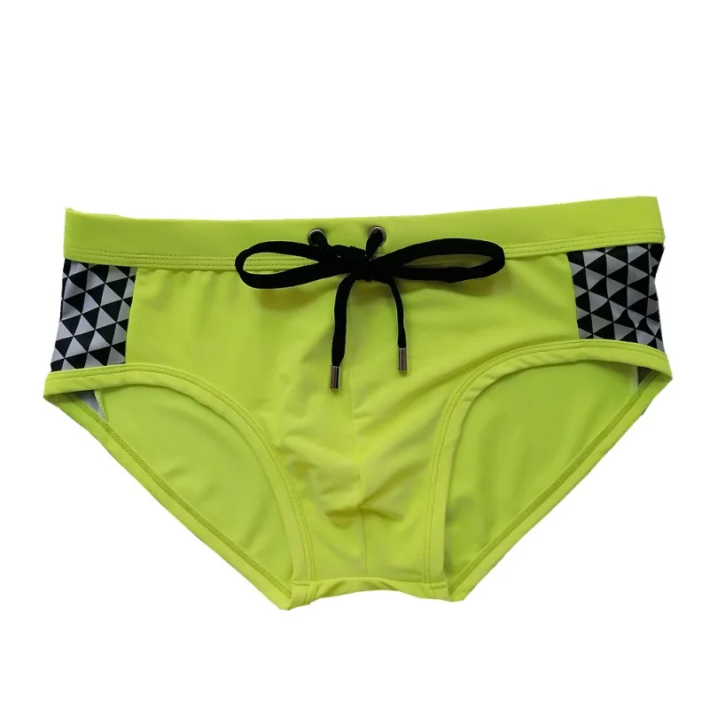 

Новые мужские плавки с низкой посадкой, быстросохнущие плавки, плотный купальник, пляжные штаны с защитой от разборки BS438