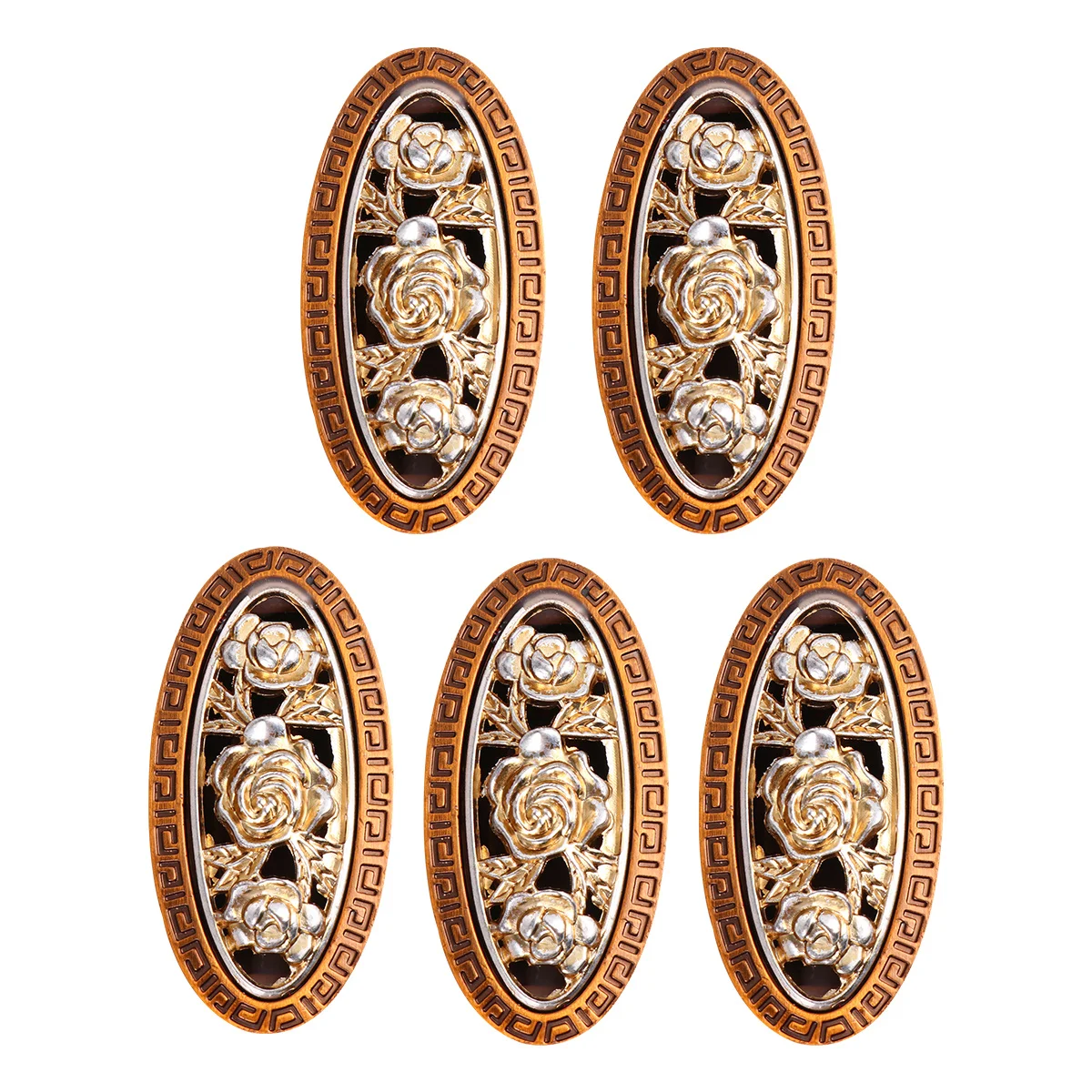 

5Pcs Vintage Cabinet Handle Robust Drawer Pull Knob for Indoor Home Use Replacement Furniture Handle Drawer Knob