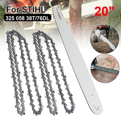 20 inch 76 Links Replacement Chainsaw Saw Mill Ripping Chain For Timberpro 62CC 0.325 Model Surface Smooth For Cutting Lumber