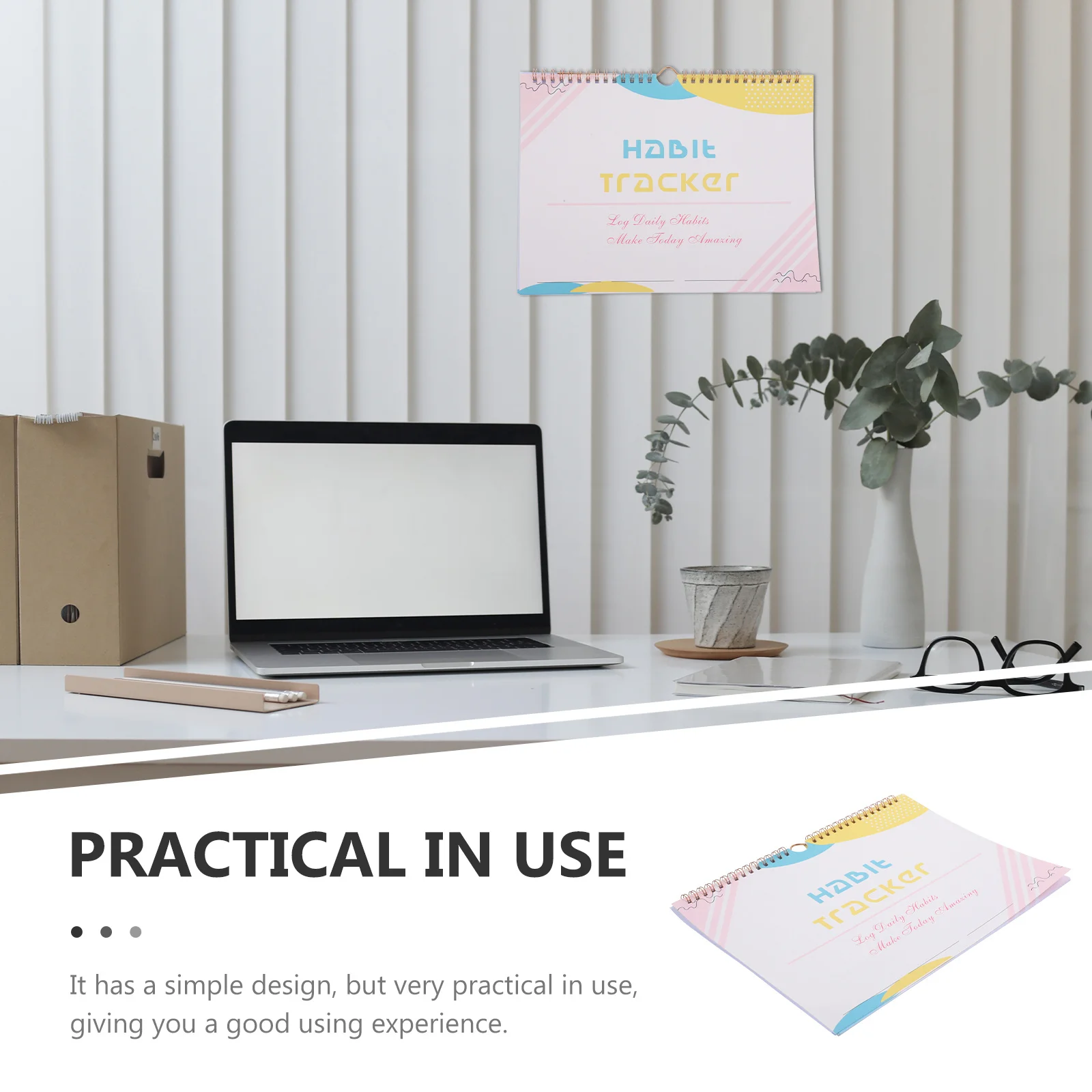 

Спиральный трекер для отслеживания привычек, ежемесячный журнал, ежедневник без даты для студентов, путешественников, офисных работников, подарок учителям