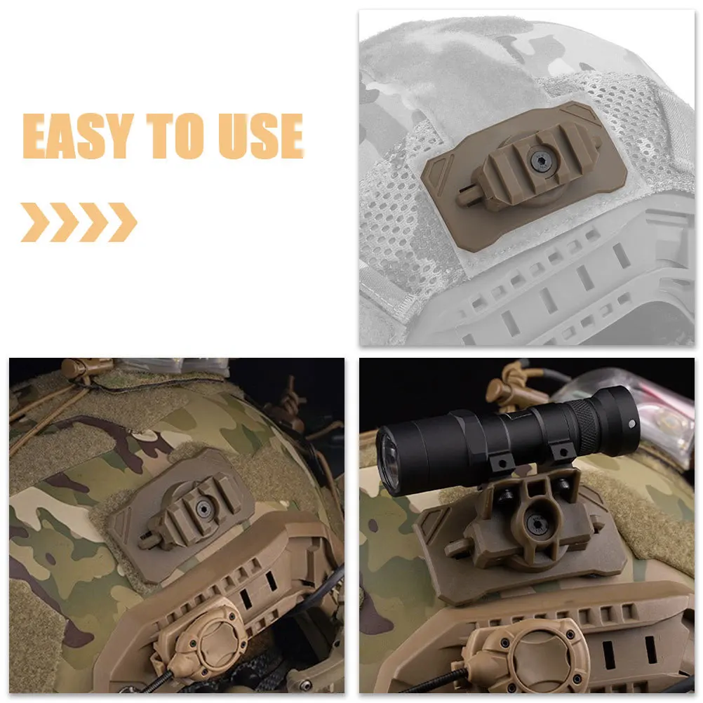 Adapter do noktowizora, plastikowy uchwyt do latarki, lekki uchwyt do lampy czołowej, łatwy montaż, uniwersalny rozmiar, do użytku na zewnątrz.