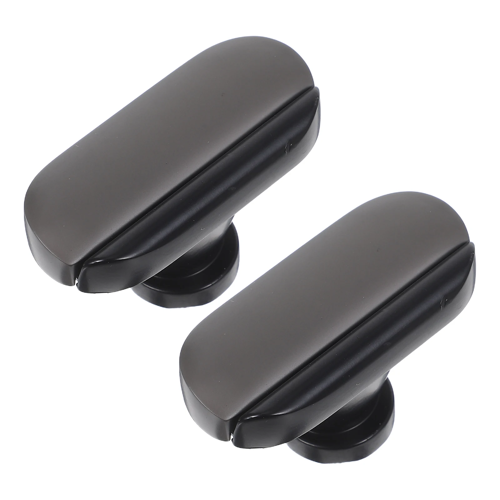 

2pcs Modern Cabinet Pull Handles Zinc Alloy Drawer Knobs Single Hole Sturdy Durable Smooth Finish Bathroom Vanity Wardrobe