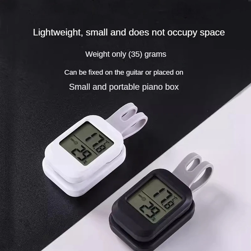 Guitar Humidifier With Thermometer Hygrometer For Guitar Humidifier Anti-Drying-Panel Cracking Guitar Accessories