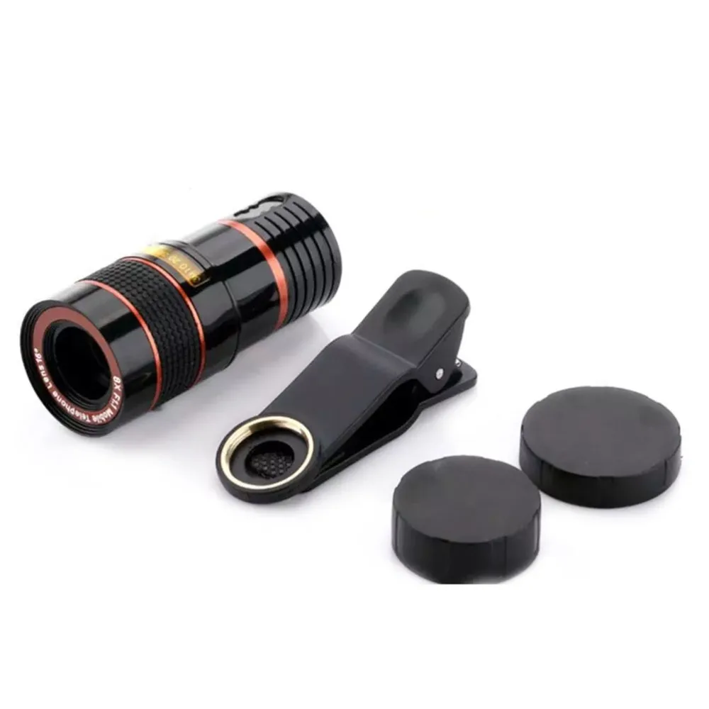 

Durable 8X Zoom Camera Lens Kit High Definition With Universal Clip Monocular Telescope Zoom Lens Outdoor Photography