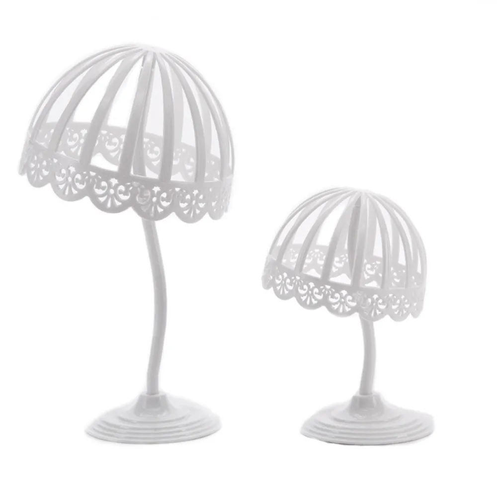New 20cm Cap Holder Rack Plastic Display Tools Wigs Show Display Stand Hollow Drying Shelf Dome Hat Rack Adult