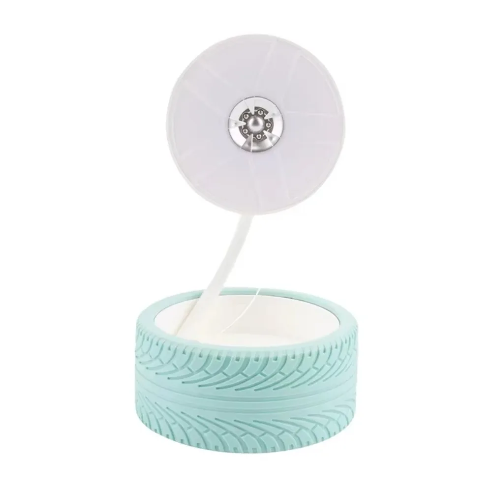 

Foldable Wheel Night Light Eye Protection Portable Car Tire Table Light Storage Organizer Phone Holder LED Desk Lamp