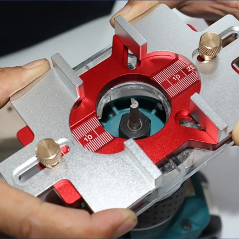 دعامة تثبيت غير مرئية لتوجيه النجارة - قاعدة نقر، أداة مساعدة للتشذيب، دليل تثبيت دقيق