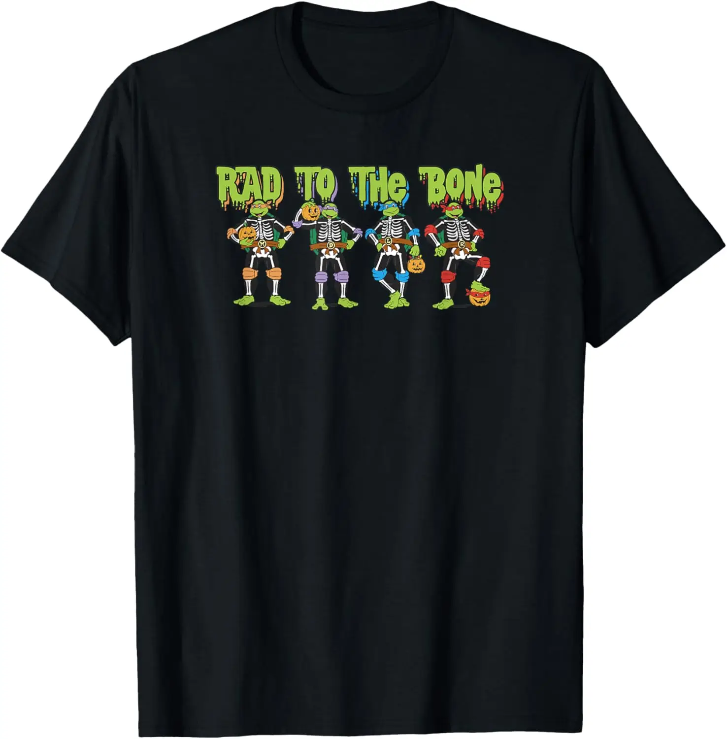 Teenage Mutant Ninja Turtles Halloween Rad To The Bone Group T-Shirt