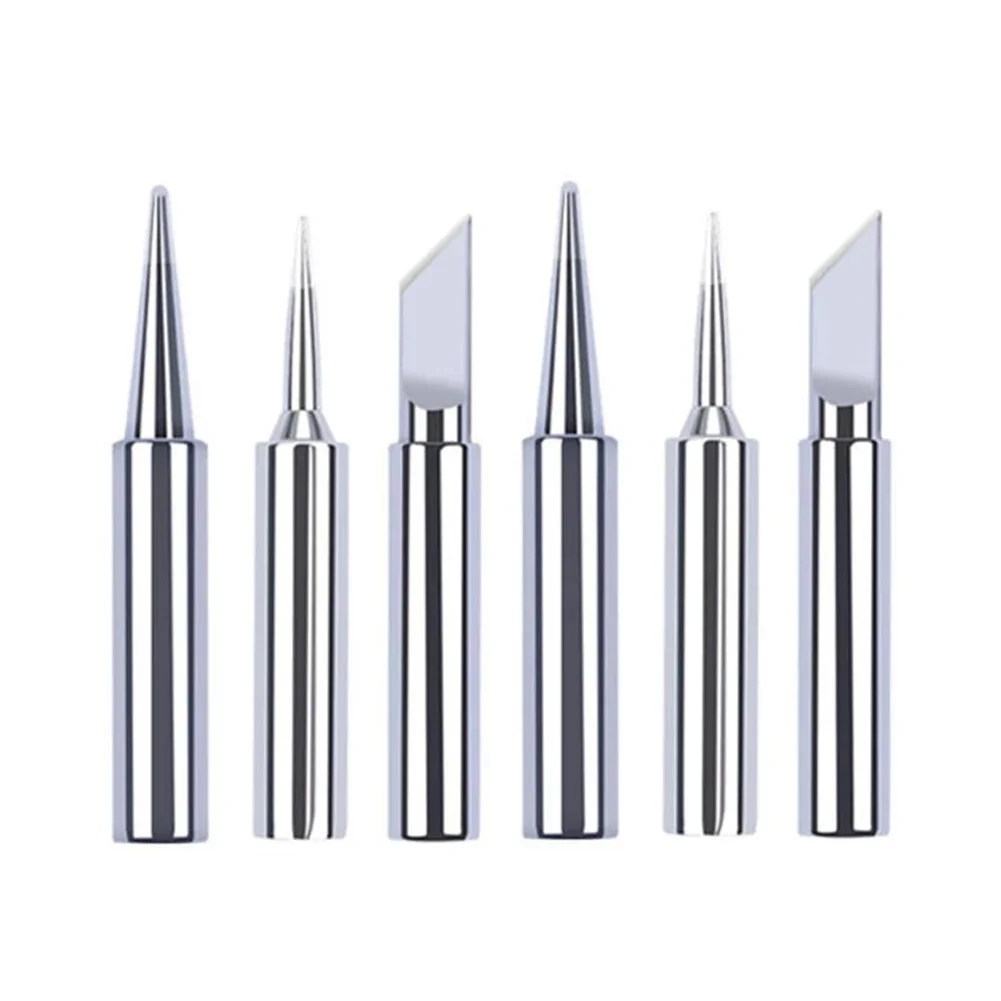 6 Pcs Soldering Iron Tips IBK Soldering Tip Pure Copper-free 43mm For 936 Soldering Station Welding Equipment Accessories