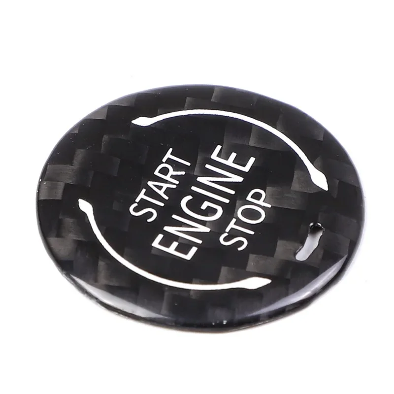 

For Chevrolet Trailblazer 2019 Real Carbon Fiber Car Engine Start Stop Button Cover Trim Interior Car Accessories