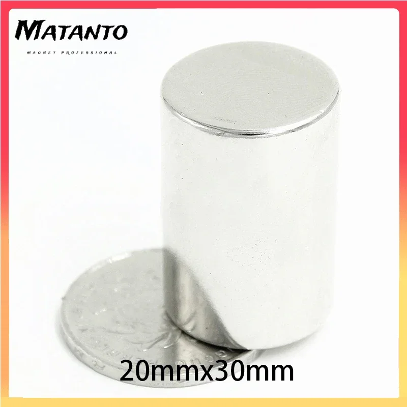 

1/2/5/10PCS 20x30mm Bulk Round Magnets Thick Neodymium Magnet N35 Super Strong Permanent Magnet Disc Magnetic Sheet