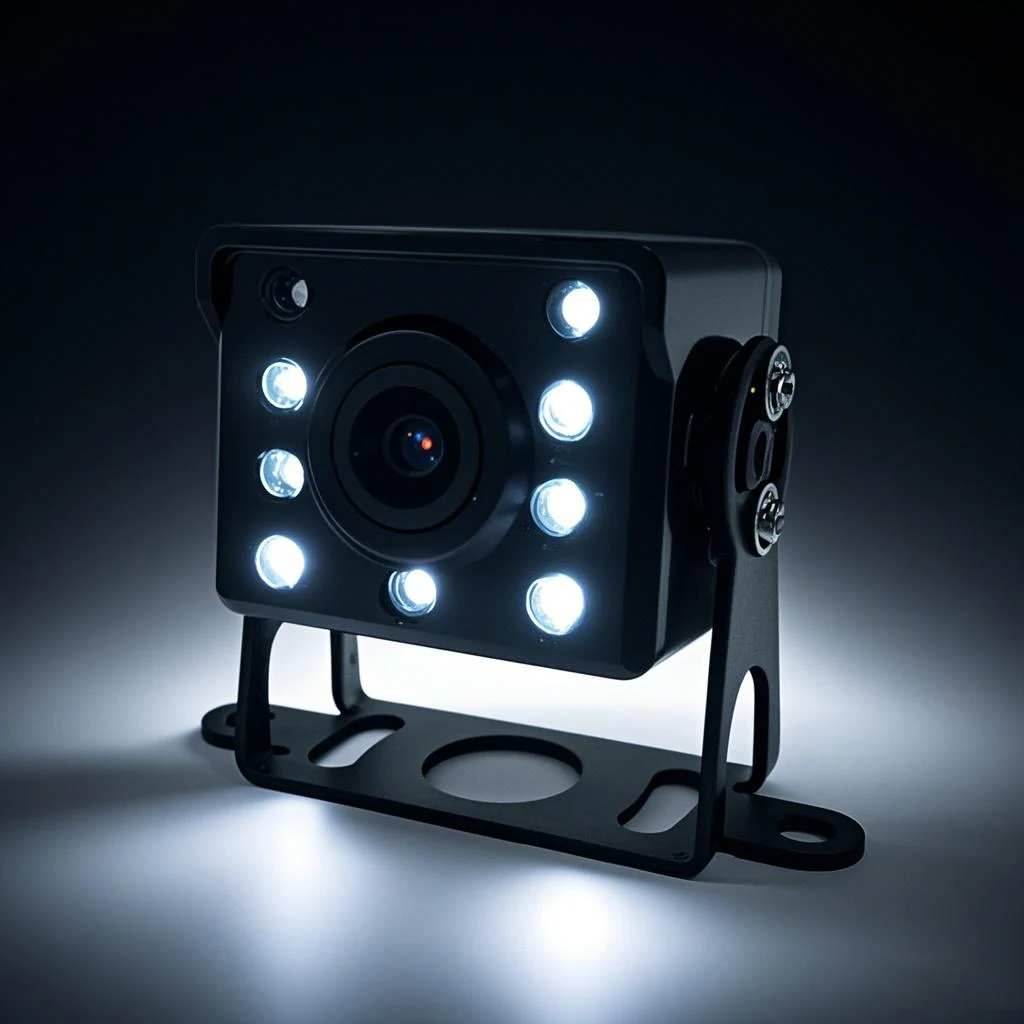 HD car reversing camera car 12-24V bus night vision waterproof reversing camera monitoring waterproof sunscreen CCD image 2