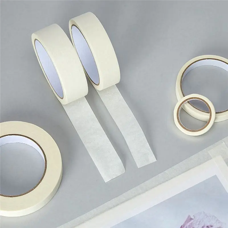 feelfeel Purpose Masking Tapes for Labeling, Packing, Craft, Art, Office, School, 1 Inch x 21 Yards x 10 Roll
