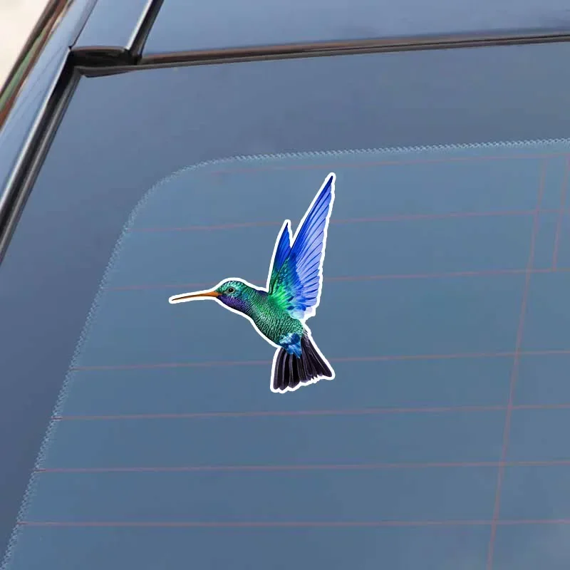 Personality The Coolest Bird Decoration PVC Color Car Scratch Waterproof Sticker Decorative Painting, 10cm