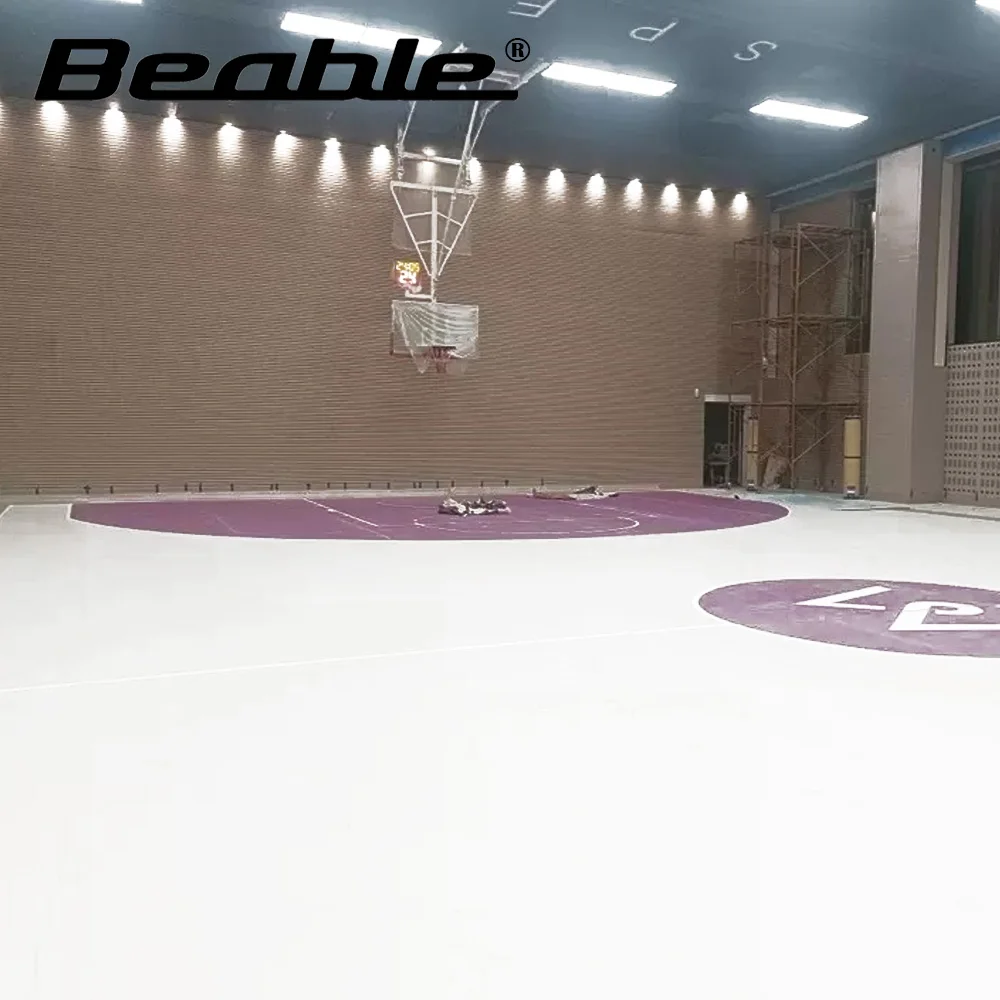 耐紫外線性屋内フローリング,バスケットボールコート用のタイル