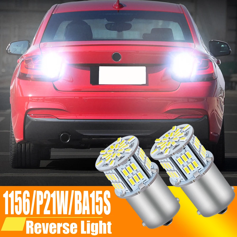 2pcs LED Brake Light Blub Lamp P21W BA15S Canbus For Opel Astra F H K Corsa B E Grandland X Karl Meriva A Signum Vectra C Zafira