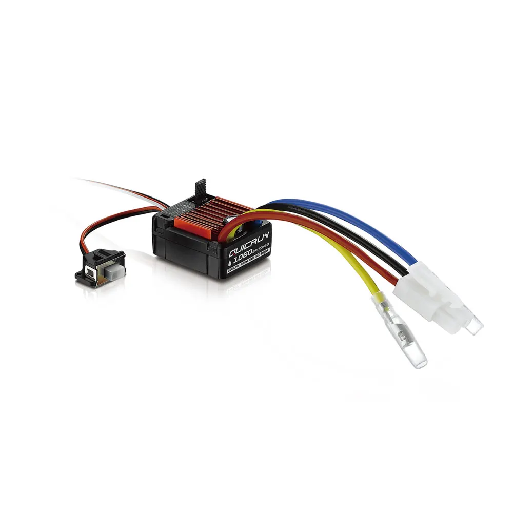 HobbyWing QuicRun Waterproof Brushed ESC 1060 60A/1080 G2 80A Electronic Speed Controller With 1/10 RC Rock Crawler Car Model