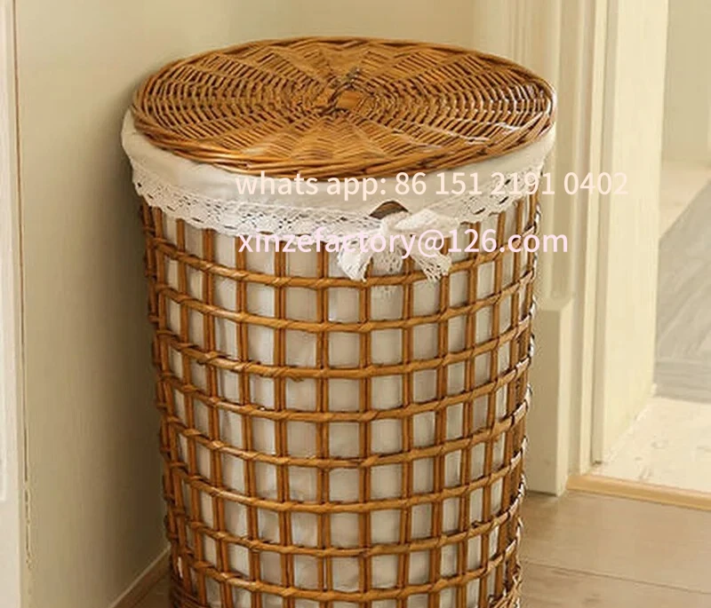 Customizable clothing storage basket, woven rack, bathroom, laundry basket, basket