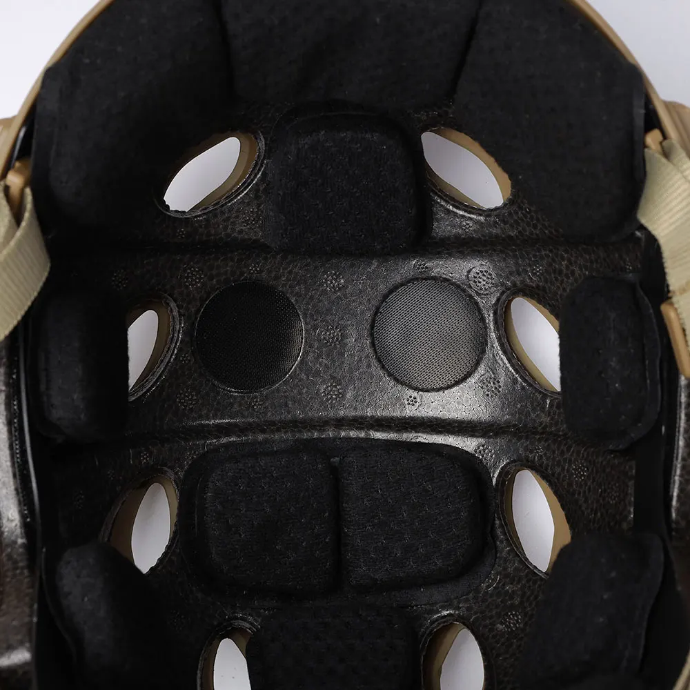 Emersongear Fast SF Ultra High Cut Taktischer Helm für Trainingskopf, schützender ABS-Schutz, Airsoft, Jagd, Radfahren, Kopfbedeckung – Detail 10