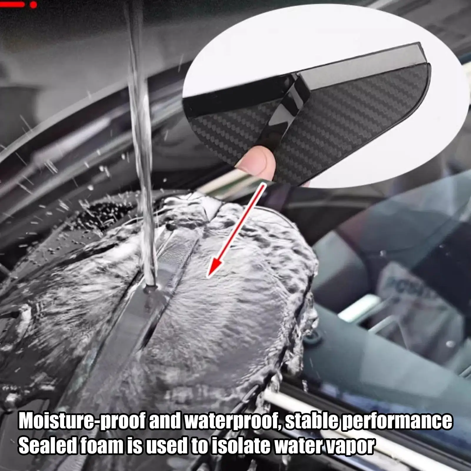 2-sided Tape for Car Trim Thickened Strong Adhesion Double-Sided Tape for Vehicle Decor for Moldings Badges Temporary Parking