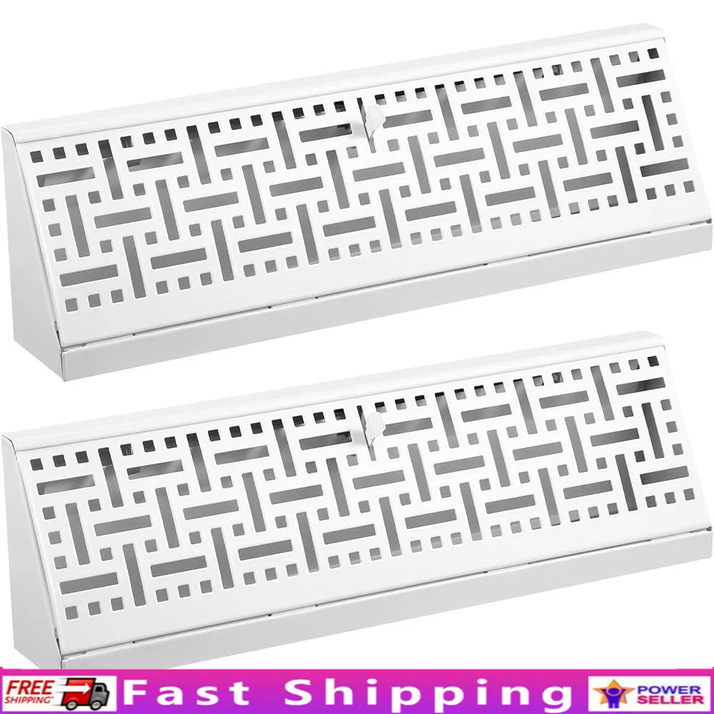 

2-пакетные вентиляционные крышки плинтуса, прочный стальной диффузор, простая установка, обогрев дома, охлаждение, контроль воздушного потока