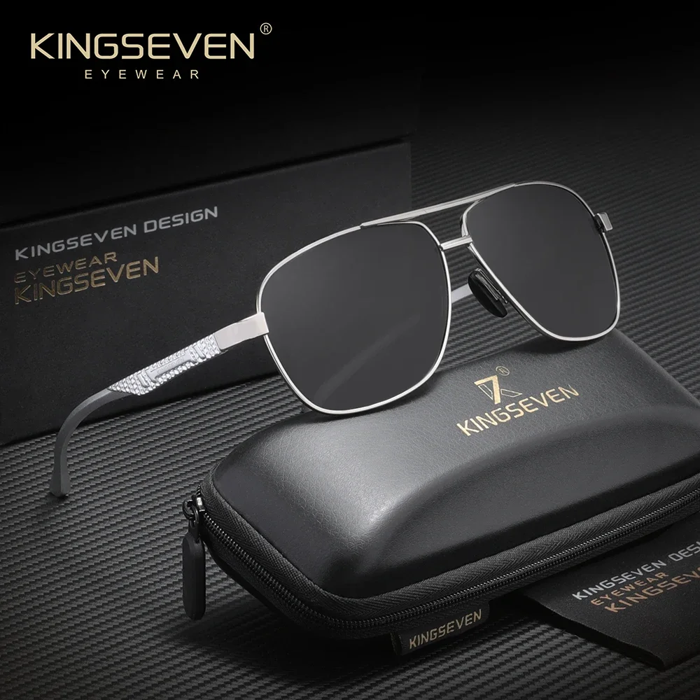 

KINGSEVEN Luxury Retro Unisex Polarized UV400 Eyewear Outdoor Driving Sports Trendy Protective Casual Men Women Eyewear