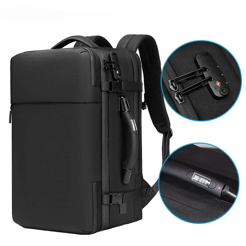 Compression Laptop Backpack Vacuum Travel Storage Bag with Hand Scale for Suitcase Luggage