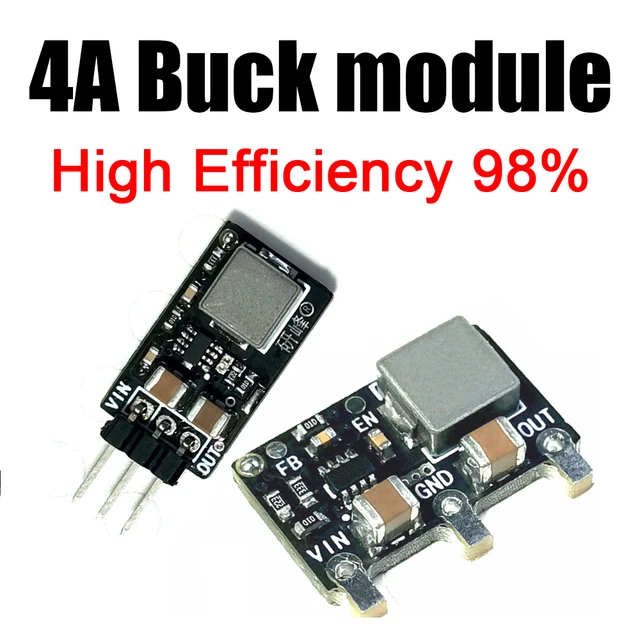 98% 4A Przetwornica DC na DC 5,5-16V 6V 9V 12V 15V do 5V 3,3V Regulator napięcia Moduł zasilacza Zastępuje LM7805