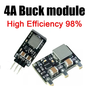 98% 4a Mini DC-DC Buck Converter 5.5V-16V 9V 12V 15V Tot 5V 3.3V Step Down Spanningsregelaar Voedingsmodule Vervangt Lm7805