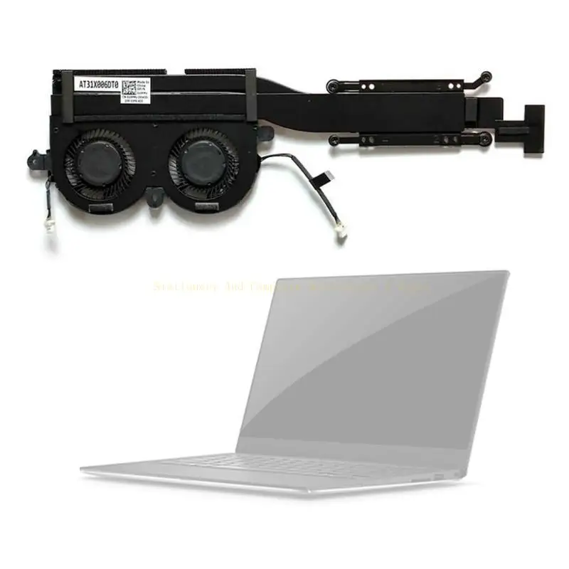 

High Speed CPU Cooler Fan Heatsink Cooling Fan 0V7PMV V7PMV For XPS13 9305