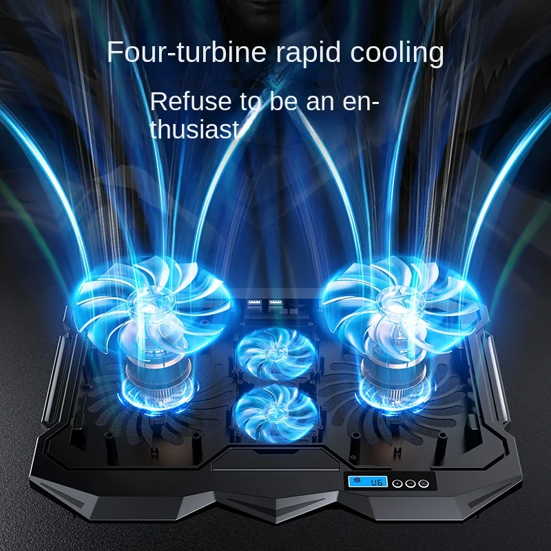 K22 ABS Material Air-Cooled Notebook Radiator Base E-Sports Quiet Game Heat Dissipation Stand Board Pad Cooling
