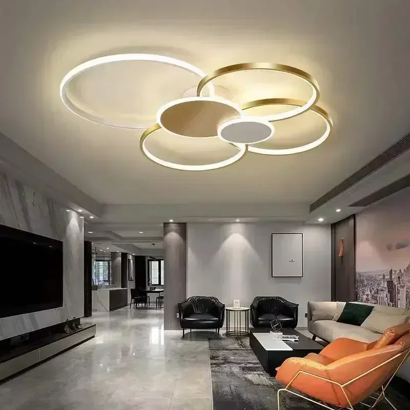 

Modern Ultra-thin LED Ceiling Lamp Bedroom Living Room Bright Dimmable Open Indoor Remote Control Home Decoration Chandelier LED
