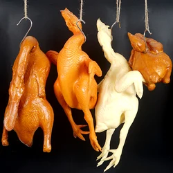 Simulation Food Model Hotel Decoration Plastic Fake Roast Duck Foie Gras Pettitoe Photo Shooting Early Childhood Education Props