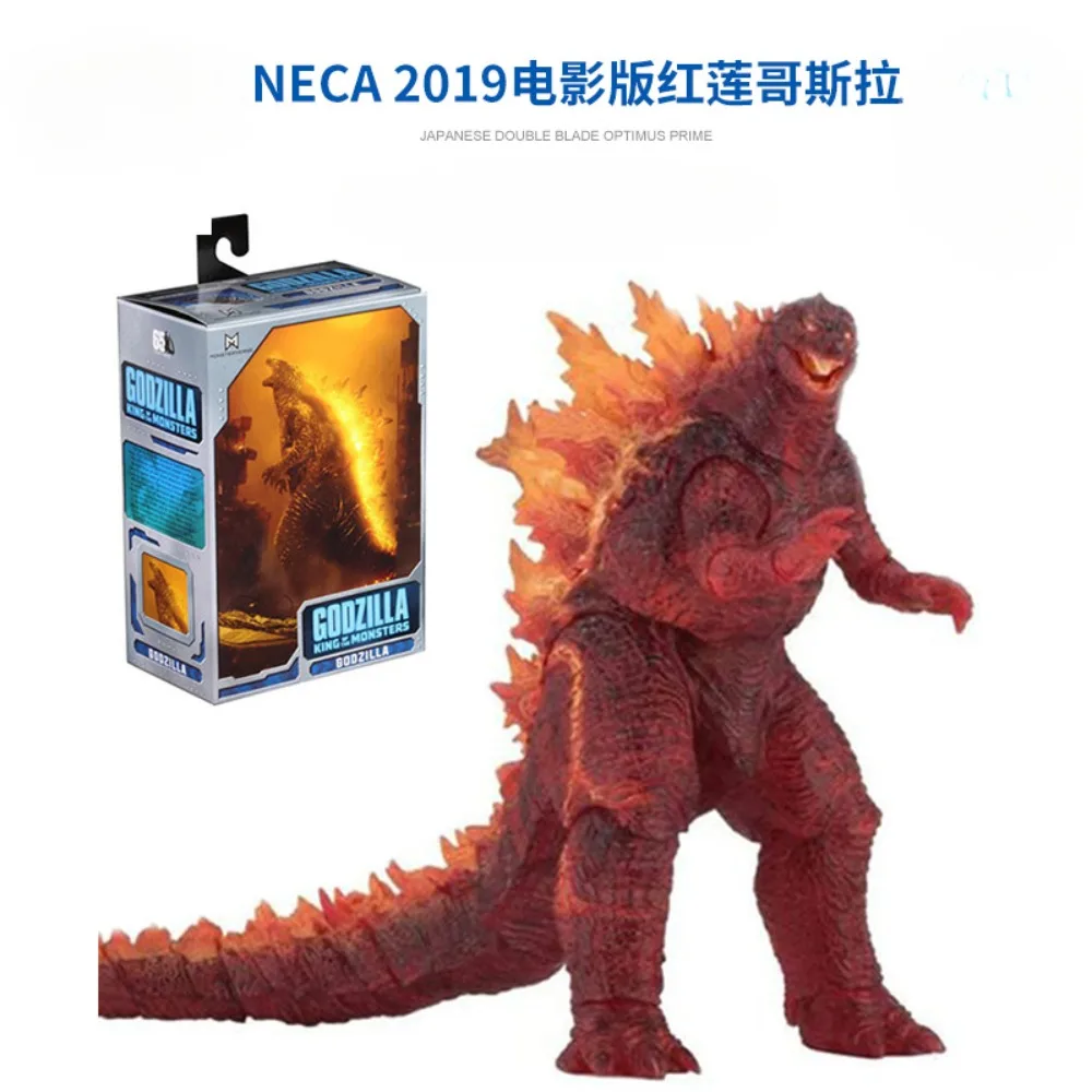 NECA 2019 Movie Version Burning Godzilla Nuclear Explosion Monster High Quality PVC Material Movable Joint Deformable Handheld