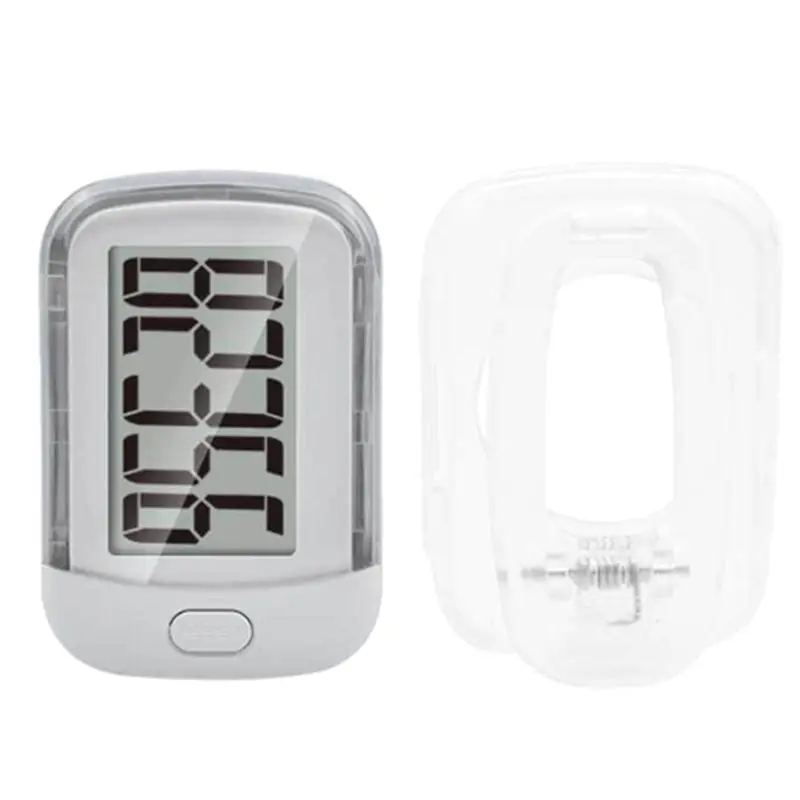 HOTB72A Portable Wearable Fitness Tracker Step Counter With Back Clip And Large LCD Screen Digital Pedometer For Enthusiasts