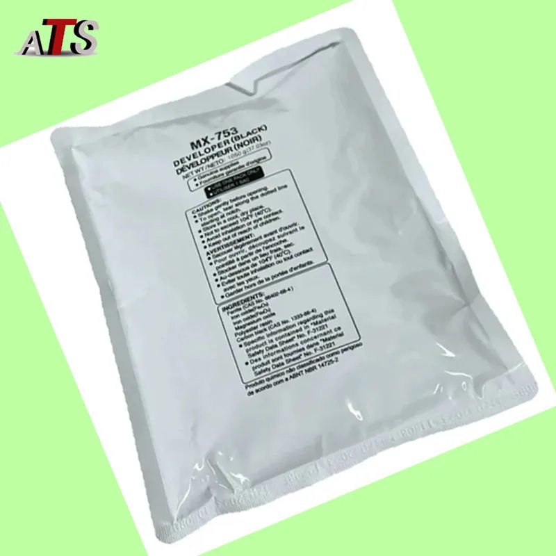 

MX753 MX623 Developer Powder For Sharp MX-M753 M753 M623 MX-753 MX-623 High Quality Copier Carrier
