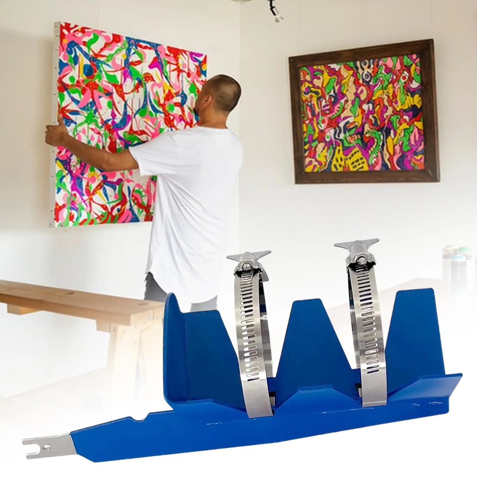 

Spray Can Shaker Stainless Steel Home Supplies With Double-Fixed Belts Spray Can Paint Mixer For Cocktails Sauces Outdoor