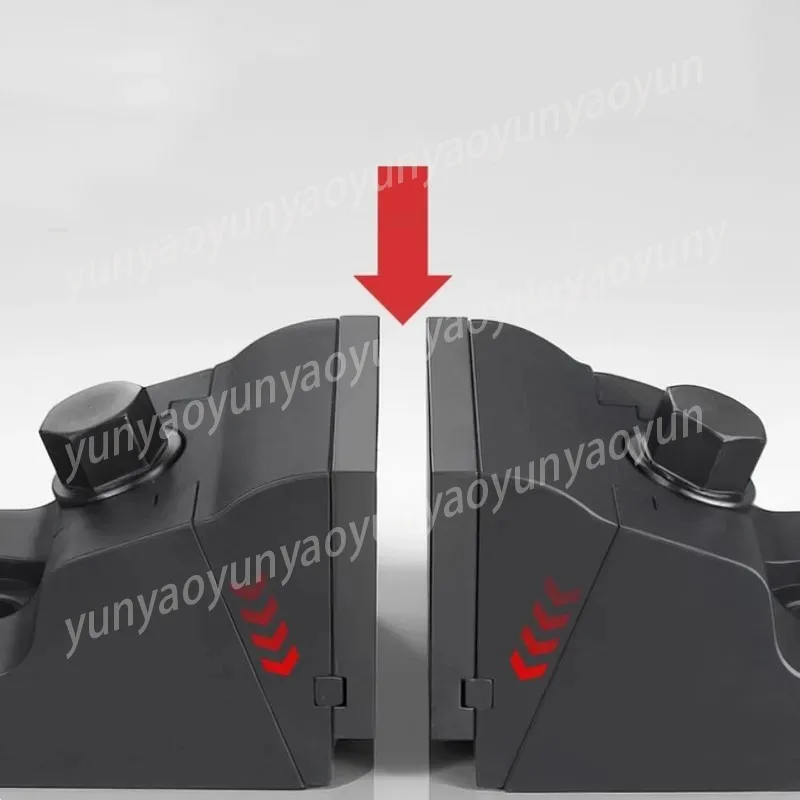 Angled pressure design, hardened steel split heavy duty vise