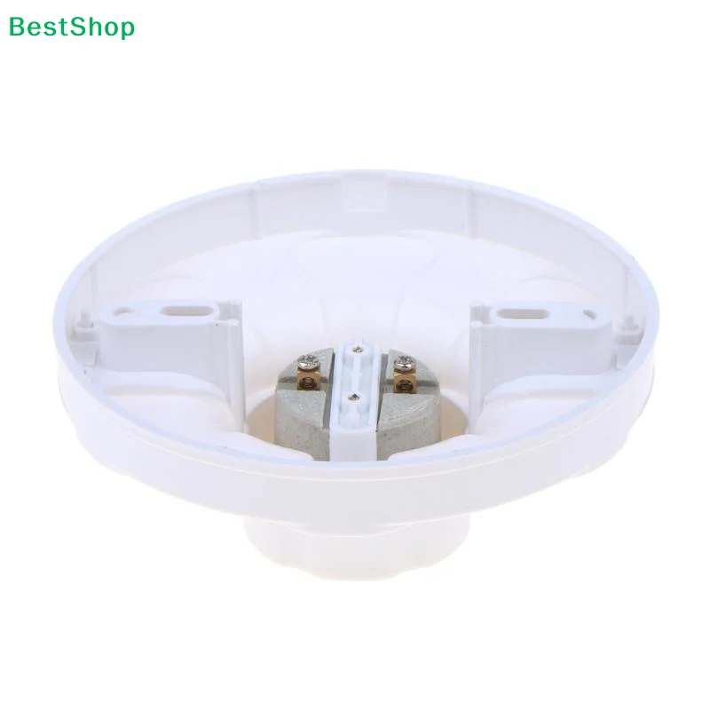 〔Y〕1Pc 120mm E27 Ceramic Light Holder Keyless Porcelain Threaded E27 Screw Lamp Base Socket E26 Ceramic Lampholder
