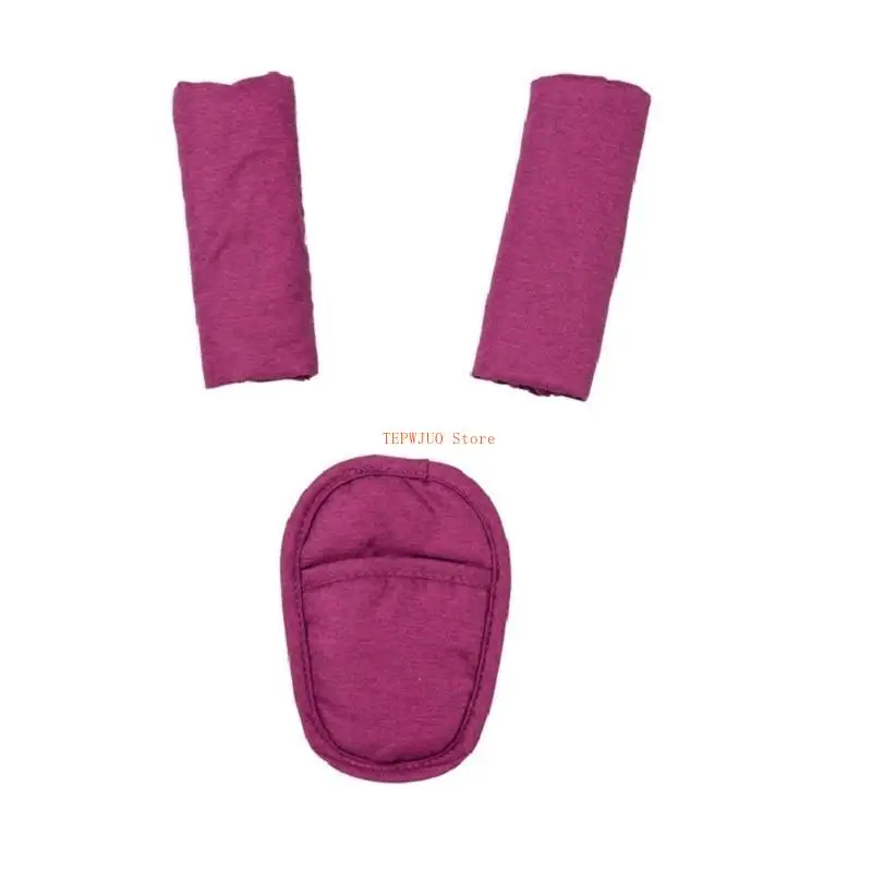 

U50F Baby Stroller Shoulder Cover set Soft & Comfortable Pad Essential for Travel