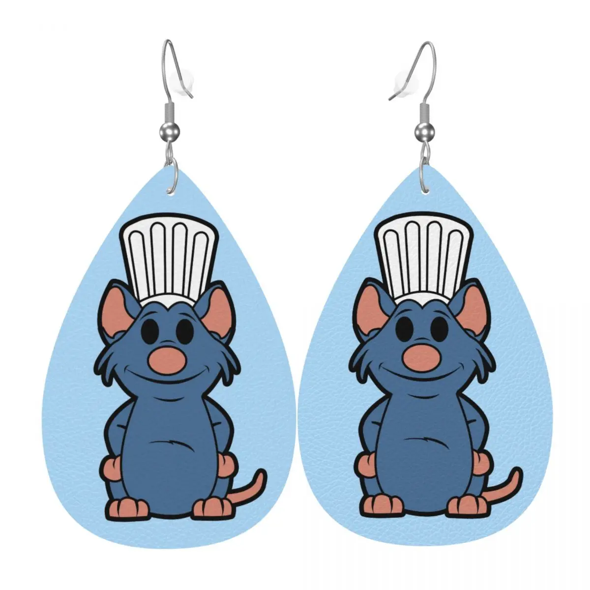 

Custom Ratatouille Wallpaper PVC Leather Earrings Dangle Earrings Jewelry For Women For Wife Mother Gift