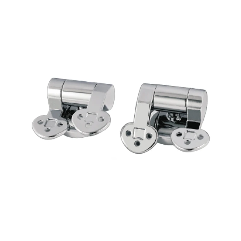 Zinc Alloy Toilet Seat Hinge Flush Toilet Cover Mounting Connector Toilet Lid Hinge Replacement Toilet Seat Mounting Fittings