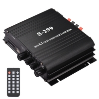 S-299 Mini 4.1 Audio Stereo Power Amplifier BT Portable Car And Home Dual-Use 4X40W Remote Audio Amplifier